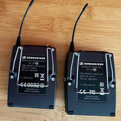 Sennheiser EW 100 G3 Wireless System – SK 100 G3 + EK 100 G3 – Mint D-band: 780–822 MHz. image 4