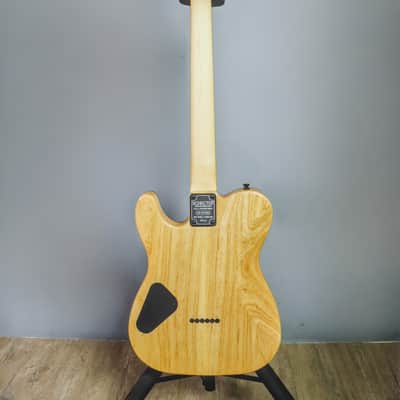 2016 Schecter USA Custom Shop PT CTM Exotic Figured Walnut Swamp Ash HH Natural Gloss image 3