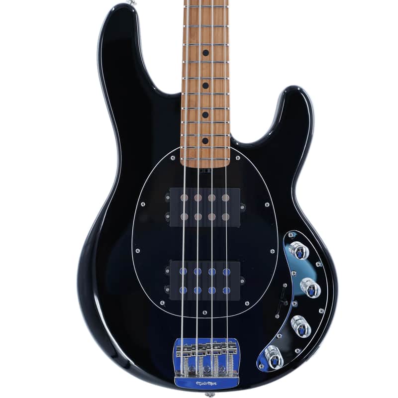 Music Man StingRay Special HH - Black - Roasted Maple/Maple - Chrome image 1