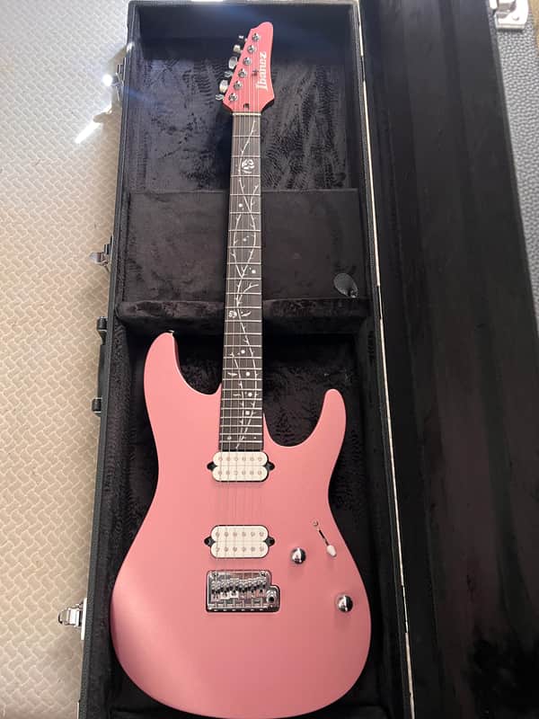 Ibanez TOD10 Tim Henson Signature Electric Guitar - Metallic Mauve - Metallic Mauve image 1