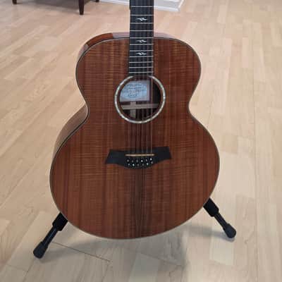 Taylor K-65 12 String 1 of 1 CUSTOM SHOP BTO Built-To-Order Left Hand LH Lefty Handed Presentation Flame Hawaiian Koa Masterbuilt Master Luthier Signed USA Built K65 American Jumbo Acoustic Guitar CASE QUEEN TIME CAPSULE! image 19