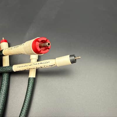 Ridge Street Audio Poiema Cable Pair RCA Interconnects Audiophile 59inch RCA cables image 5
