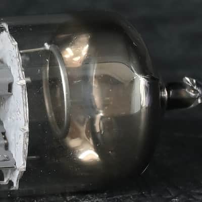 2x 1960's ECC81/12AT7/A2900 Siemens Top Ring Getter Made in Germany Amplitrex Tested Tube image 12