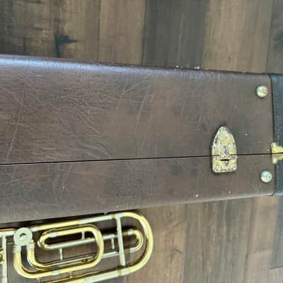 Bach 36 Stradivarius Professional Model Tenor Trombone with Traditional F Rotor 2010s - Clear-Lacquered Brass image 14