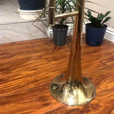F.E. Olds and Son Professional Level Tenor Trombone 1955-1979 - Brass READ image 6