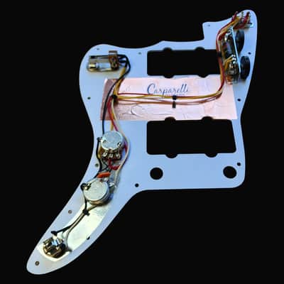 Carparelli Loaded Jazzmaster® Pickguard Wiring Kit – Prewired & Installed on Your Choice of Pickguard image 3