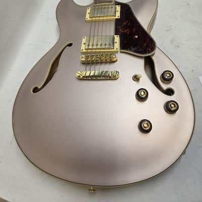 Ibanez AS73G-RGF Artcore 2020 - 2024 - Rose Gold Metallic Flat image 3