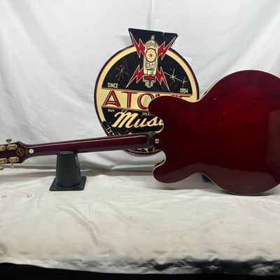 Epiphone Riviera P93 WR Semi-Hollow Body Electric Guitar - Wine Red image 8