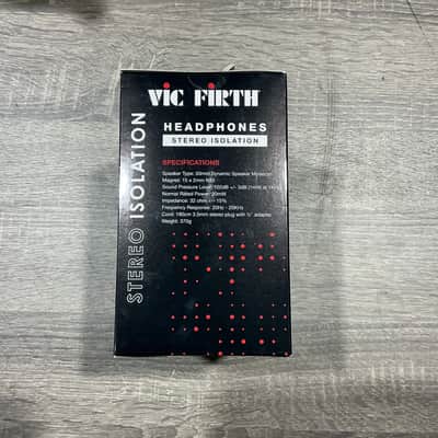 Vic Firth SIH3 Stereo Isolation Headphones - Black/Grey image 4