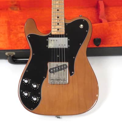 1974 Fender Telecaster Custom Left Handed - Walnut Finish - Original Case Rare Lefty! image 1