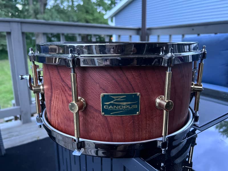 Canopus Zelkova 13x6.5 RARE Snare Drum serial #00003
