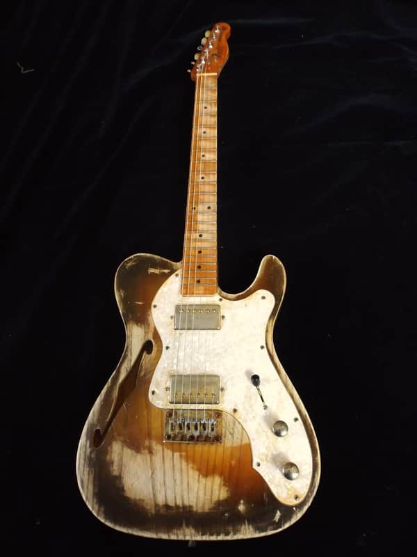 Tab Benoit Telecaster STYLE guitar! Heavy Relic Roadworn Country-Punk Thinline PROJECT! image 1
