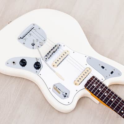 2023 Fender Johnny Marr Jaguar Offset Electric Guitar Olympic White w/ Case, Hangtags image 9