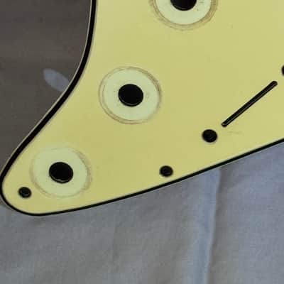 Fender Stratocaster Celluloid / Nitrate Pickguard USA Late 1959 thru 62 Mint Green 11 hole image 16