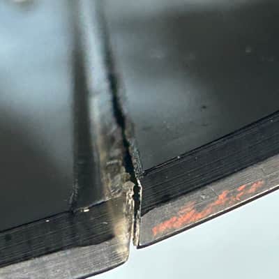 Ludwig 12" deep X 15" head Vistalite Concert Tom (11285-1236) Early 70's - Black Vistalite image 8