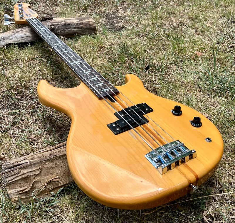 Vintage Yamaha BB-1200 Broad Bass Guitar 1979/1980 - Natural | Reverb