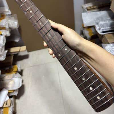 new 22fret 5 Piece Roasting Flamed Maple Belectric guitar Neck parts Rosewood image 5