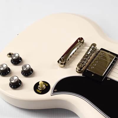 Epiphone '61 Les Paul SG Standard - Aged Classic White image 6