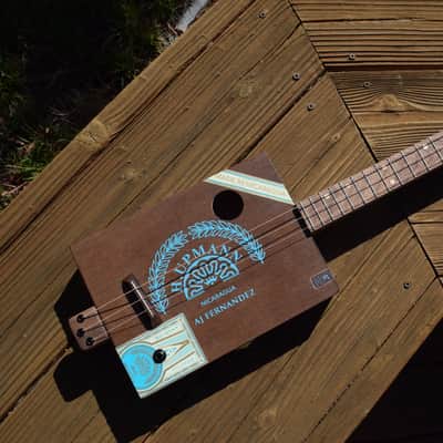 Cigar box guitar, 3-string guitar, cbg image 1