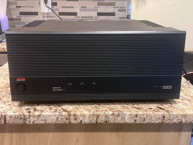Adcom GFA-5503 Three Channel High Current Power Amplifier  (SERVICED)