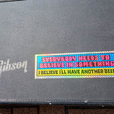 70's Gibson SG Hardshell Guitar Case - Black/Purple - Standard Custom Deluxe Junior Special image 5