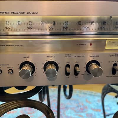 Technics Vintage Receiver SA-300 late 70's - VINYL COVERED image 3