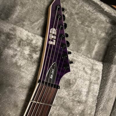ESP LTD SH-7 Evertune Brian (Head) Welch Signature 2017 - Present - See Thru Purple image 2
