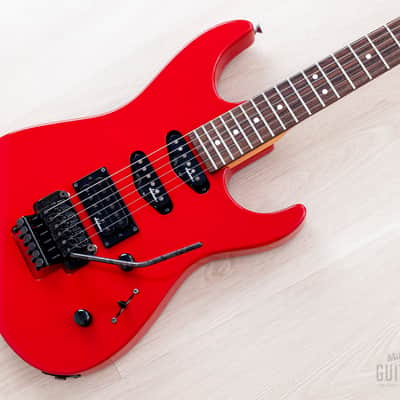 1990 Charvel by Jackson DK-065-SSH Vintage Superstrat Red w/ Floyd Rose, Model 3 Japan image 1