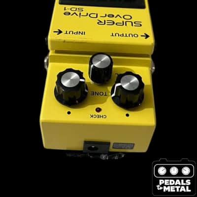 Boss SD-1 Super OverDrive (Silver Label) 1997 - Present - Yellow - X18013 image 2