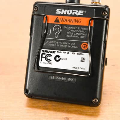 Shure PSM 900 Wireless IEM System L6 Band: 656-692 MHz (NO POWER SUPPLY) CG01ZW5 image 15