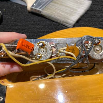 Fender '52 Telecaster Fullerton Reissue Butterscotch Blonde 1982 image 11