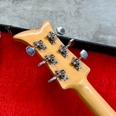 Teisco VAMPER 1960’s Sunburst original vintage MIJ Japan bizarre long scale ox image 8