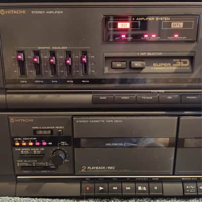 Hitachi Hitachi AM/FM stereo tuner model HRD-MD05 80s image 1