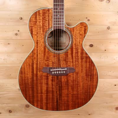 Takamine EF508KC NEX All Figured Koa Acoustic-Electric Guitar image 1