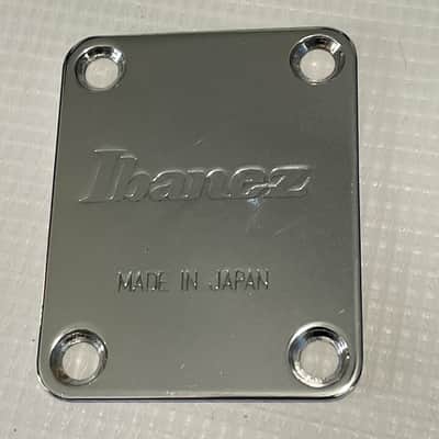 1980's Made in Japan Ibanez Roadstar Series Guitar Chrome Neckplate Neck Plate Only image 2