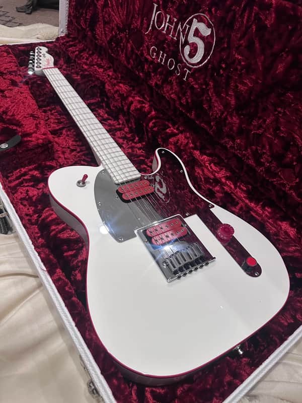 Fender John 5 Signature Ghost Telecaster 2023 - White image 1