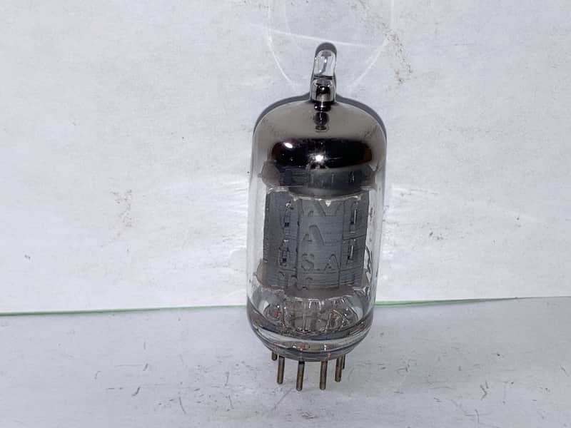 GE 12AX7A 12AX7 ECC83 Long Plate Tube, Tested. image 1