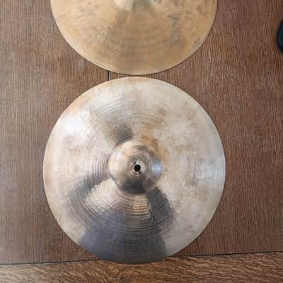 Paiste 14" 2002 Heavy Hi-Hat Cymbals (Pair) 1976- Traditional with Black Label image 1