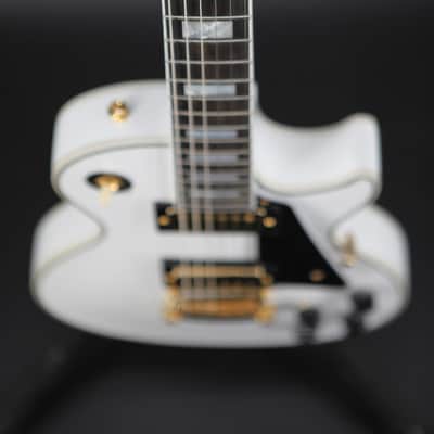 Epiphone Inspired by Gibson Custom Les Paul Custom Alpine White image 7