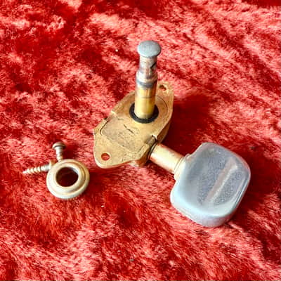Grover Imperial BASS side guitar tuner 1960 Gold kidney original vintage USA Gretsch image 2