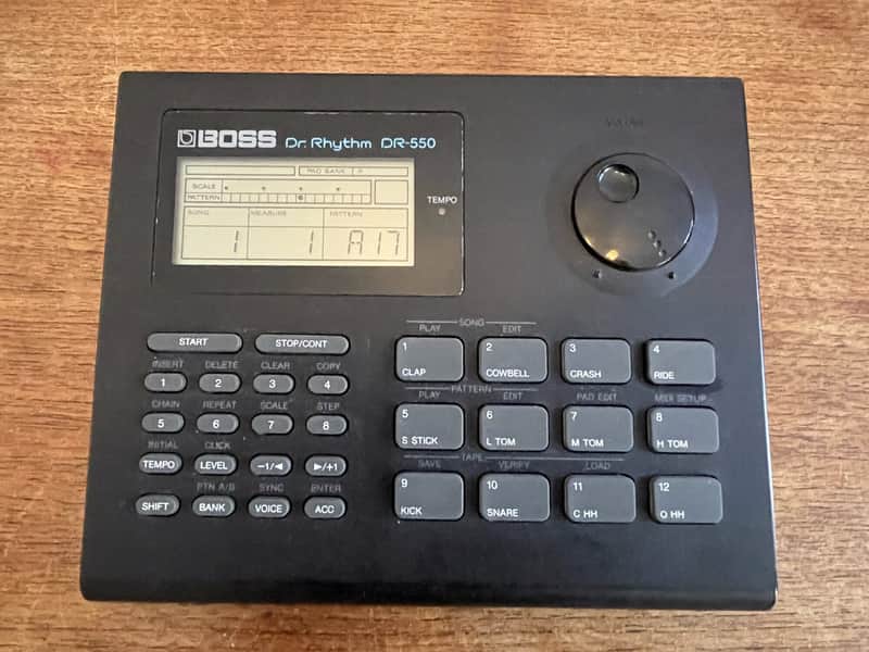 Boss DR-550 Dr. Rhythm Drum Machine - Black image 1