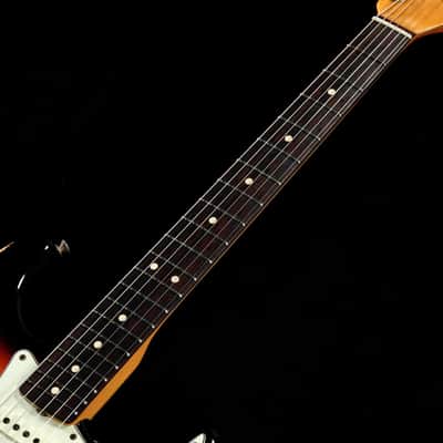 FENDER CUSTOM SHOP LTD 1963 Stratocaster Heavy Relic 3-Color Sunburst [CZ557408] (08/05) image 7