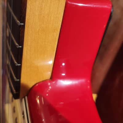 Vintage 1986 Squier MIJ Standard Stratocaster Rosewood Fretboard Torino Red w/ Fender USA OHSC image 13