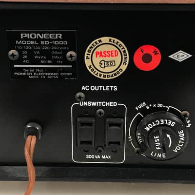 Pioneer SD-1000 Stereo Display image 9