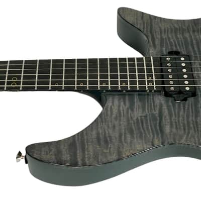 b3 Sahara Plus 6 Hollow Body 2022 Charcoal/Black, Figured Maple & Mahogany NEW (Authorized Dealer) image 5