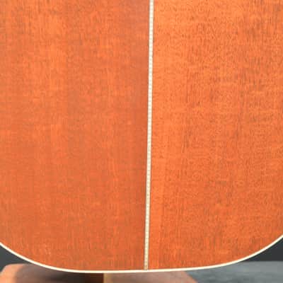 Brand New Huss and Dalton DM Custom Dreadnought Acoustic Guitar - Spruce/Mahogany, Natural image 9