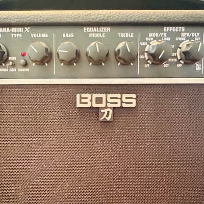 Boss Katana-Mini X 10-Watt 1x5" Digital Modeling Guitar Combo 2024 - Present - Black image 2