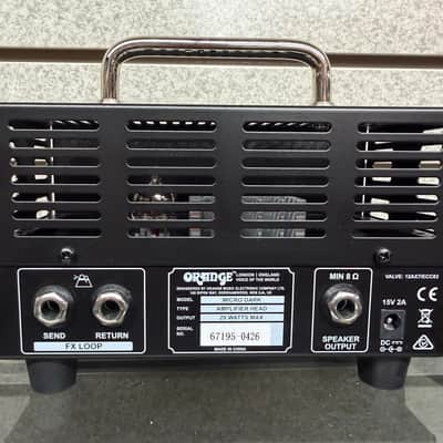 Orange Micro Dark 20-Watt Guitar Amp Head 2015 - Present - Black image 2