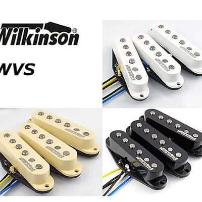 Wilkinson Premium 60's WVS Alnico V Single Coil Guitar Pickups Set for Stratocaster image 1