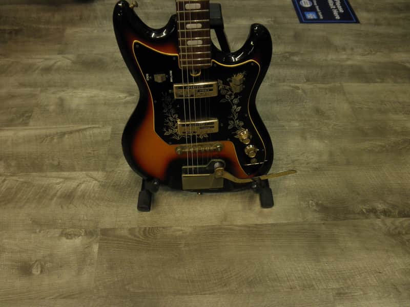 Teisco Del Rey -VINTAGE- "ET-220 " SUNBURST Electric Guitar w/tremolo image 1